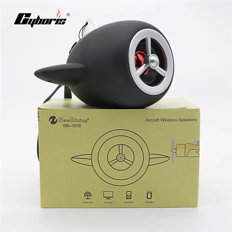 CYBORIS Громкоговоритель Мини Самолет Пропеллер дизайн Портативный беспроводной