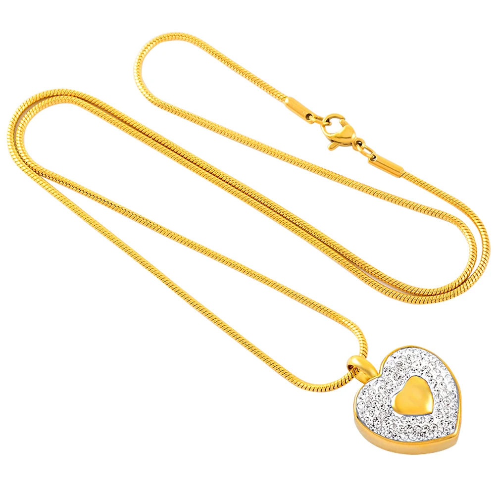 IJD9439 Forever Love кристаллический крючок Charm ожерелье с урной на память зола после