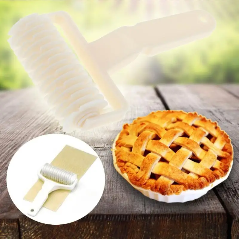 Резак для теста роликовый нож пластиковый инструмент выпечки печенье пирог