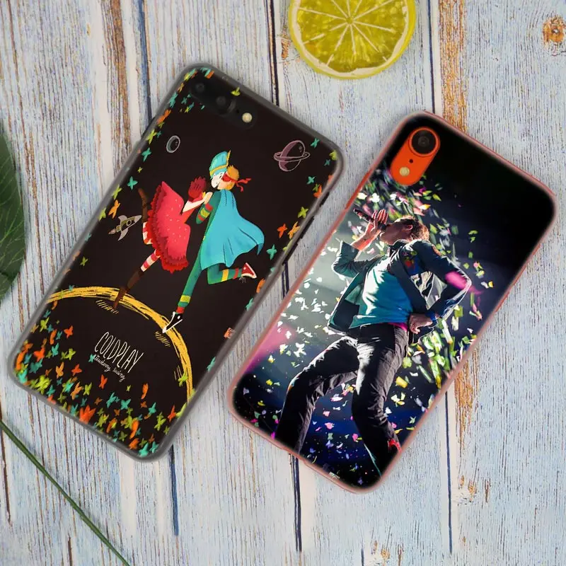 Прозрачный Твердый чехол для телефона с принтом Приключения Coldplay A Head of Dreams iPhone X XS