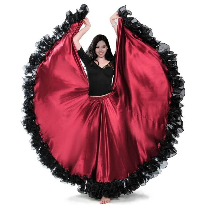 Женская юбка фламенко для танцев и представлений|Фламенко| |