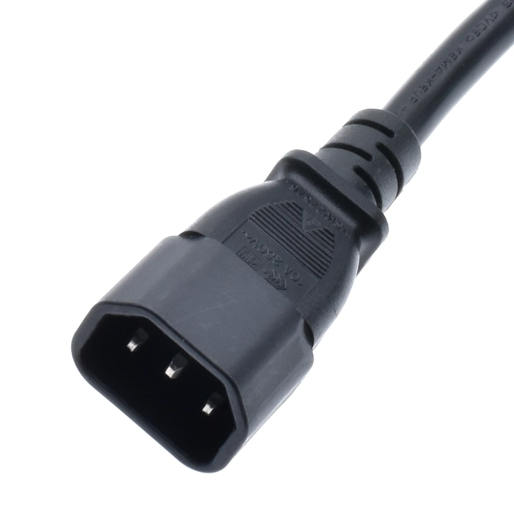 Кабель питания IEC 320 C14 штекер-три гнезда C13 разъем Y штекер 3Pin 14 штекер-3 гнездо 30 см