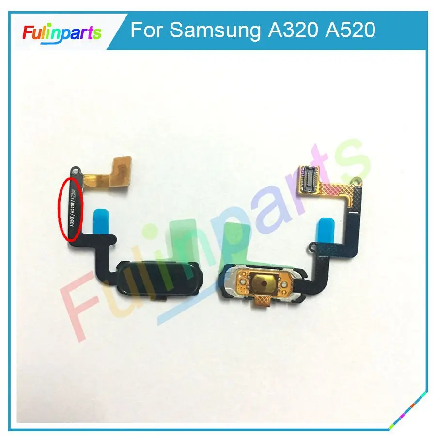Гибкий кабель для Samsung Galaxy 2017 A3 A320/A5 A520/A7 A720 Touch ID с сенсором отпечатков пальцев
