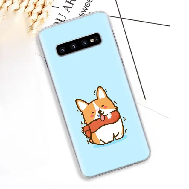 Чехол для телефона с изображением собаки корги Шиба ину s для samsung Galaxy S10e S10 Plus S8 S9 Plus S6 S7 Edge A40 A50 A70 M20 чехол - Цвет: 04