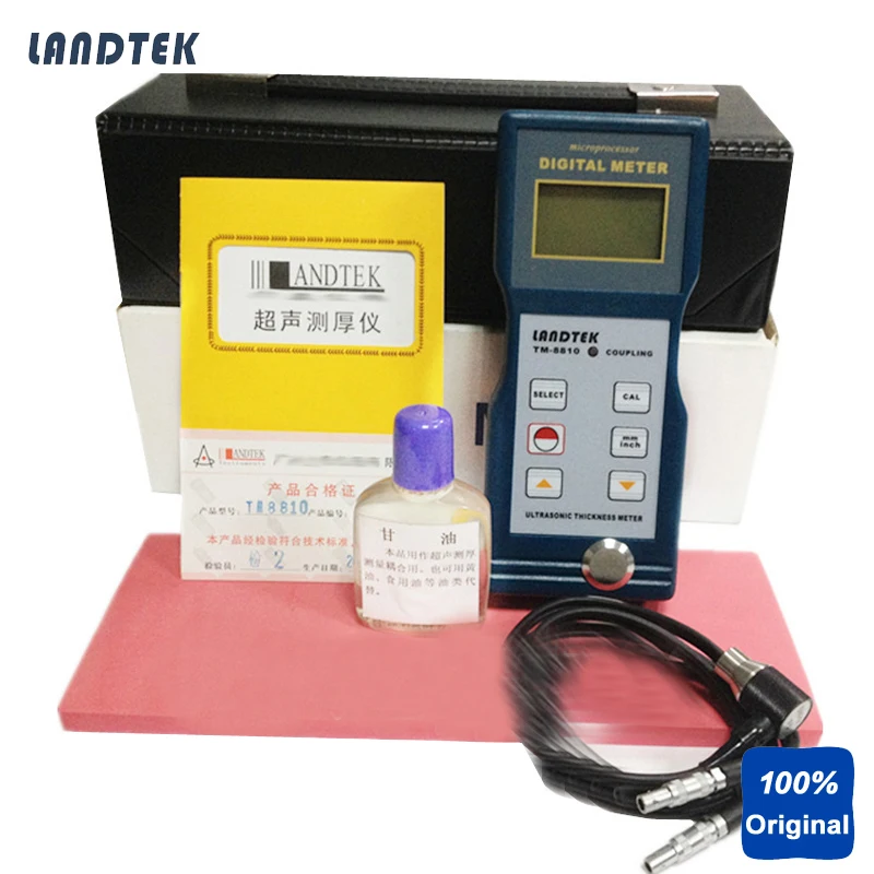 

Metal thickness Meter Ultrasonic Thickness Gauge Digital Thickness Measurement TM-8810