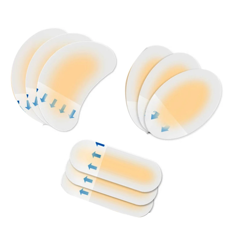 9pcs pads Силиконовые гелевые стельки, подушечки для высоких туфель, противоскользящие гелевые подушечки для ног, накладки для пятки, натирающие подушечки, вставка, защита - Цвет: 9pcs pads