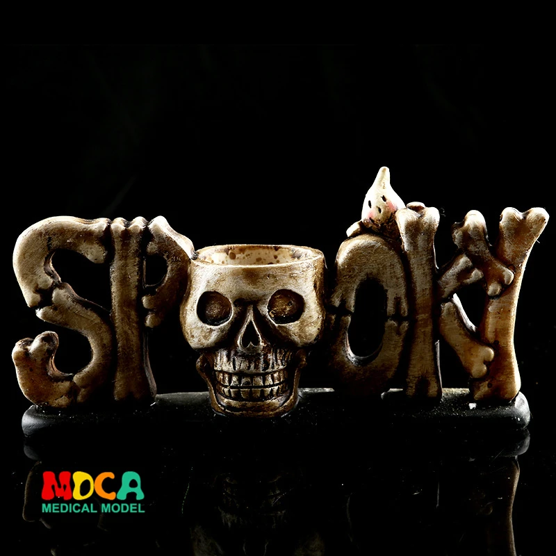 

Resin ashtray skull head personalized gifts home furnishings resin bar atmosphere display YHG005
