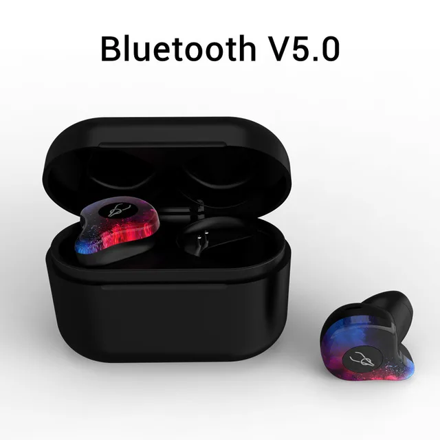 Flame RGLM Sabbat X12pro 3D стерео звук V5.0 Bluetooth наушники невидимые настоящие водонепроницаемые беспроводные наушники спортивные наушники - Цвет: Flame