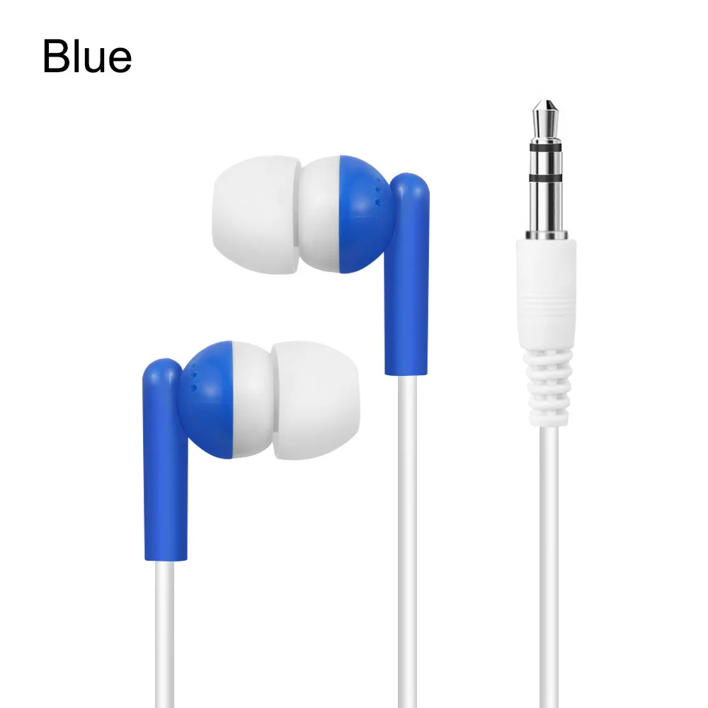 blue Высококачественные 3,5 мм наушники-вкладыши, стерео наушники для спорта, шумоизолирующая гарнитура для iphone, samsung, универсальный мобильный телефон - Цвет: blue