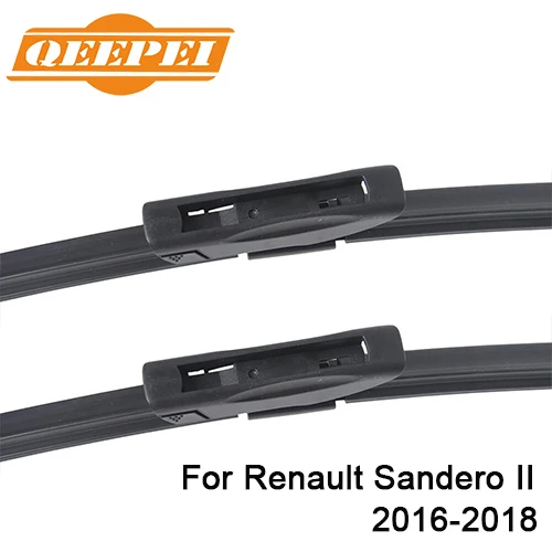 2016-2018 B8 QEEPEI сменная щетка стеклоочистителя для Renault Sandero 2009- силиконовая резина Стеклоочиститель авто аксессуары - Цвет: 2016-2018 B8