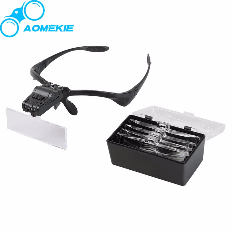 Увеличительное стекло с кронштейном для объектива 1 0/1 5/2 0/2 5/X 5 2 светодиодами