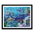 Полная квадратная Алмазная картина со стразами крестиком 