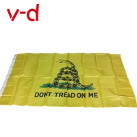free shipping xvggdg 3x5 feet new huge yellow dont tread on me gadsden flag banner