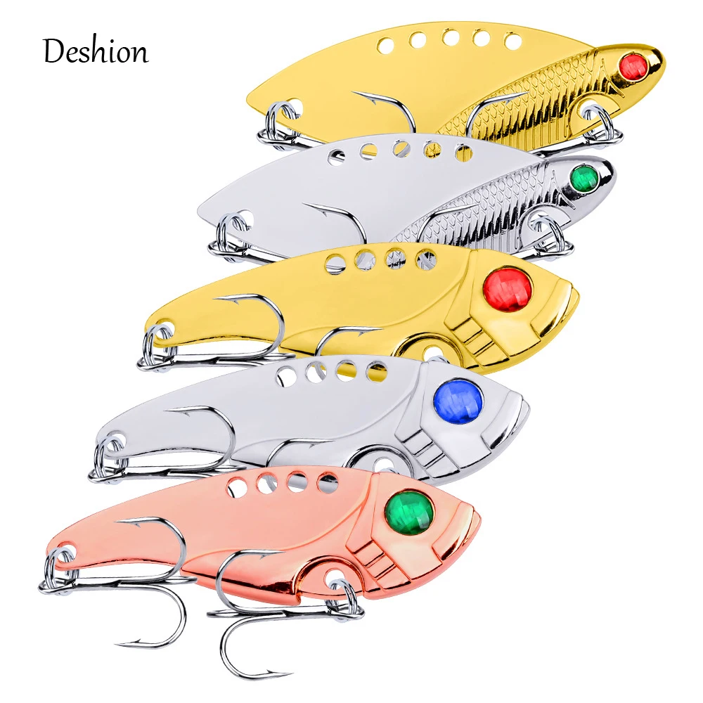 Deshion металлическая блесна 10 г 11 яркие вибрации ложка приманка рыболовная на окуня