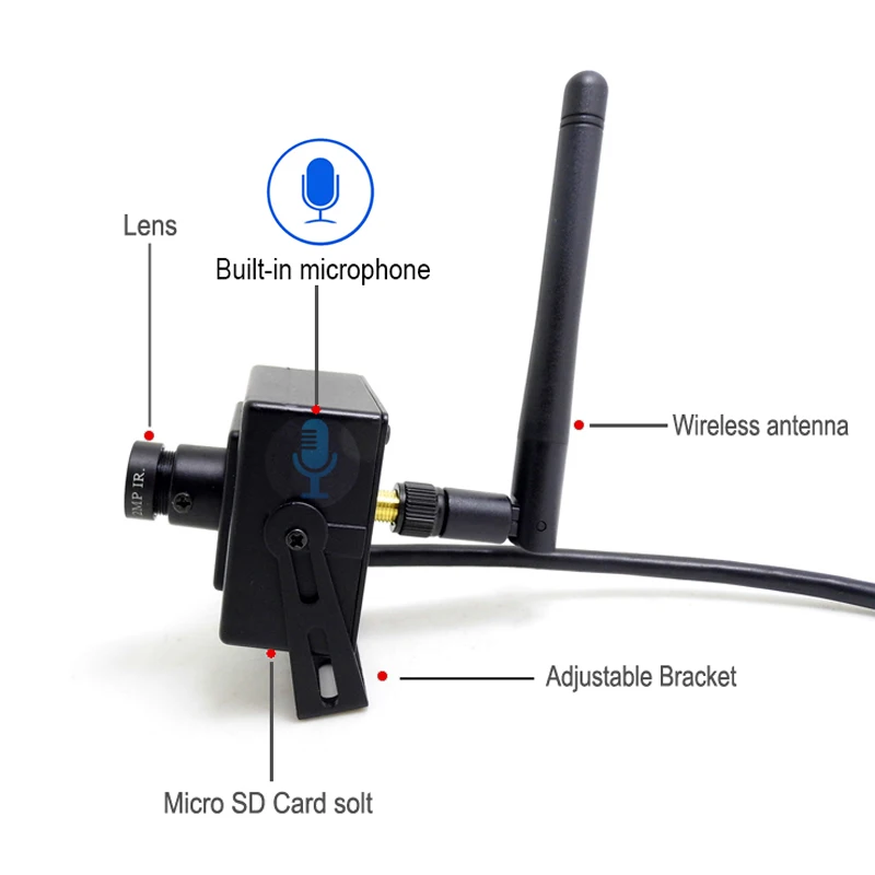 Мини Wifi камера Ip 1080P 960P 720P HD аудио Ipcam Домашняя безопасность беспроводная микро
