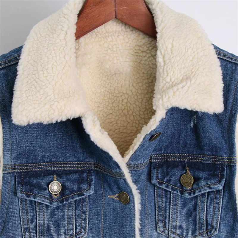 Женский Осенний жилет большой размер вельветовый из джинсовой ткани|Жилеты и