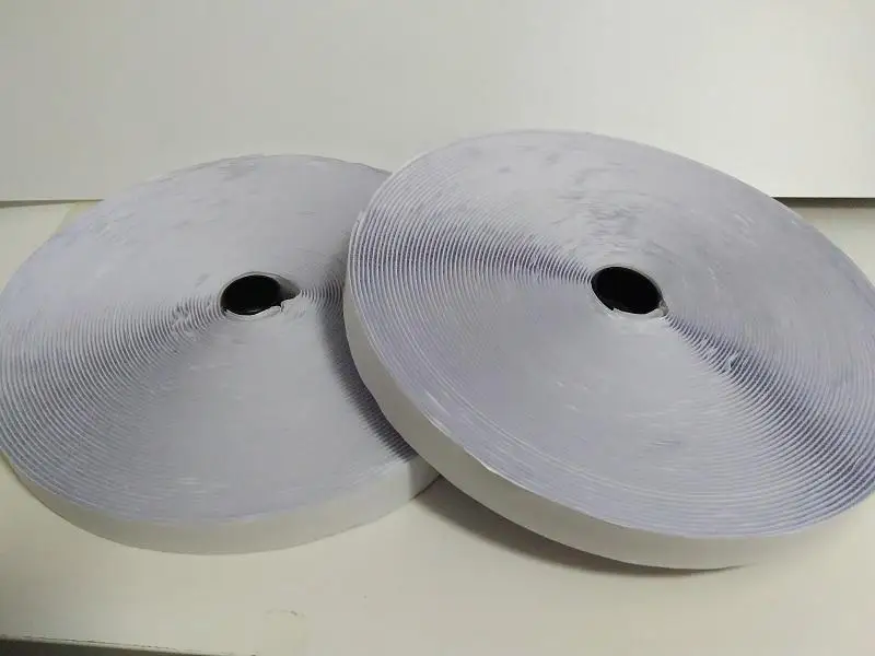 Adhesive Fastener tape Hook and Loop sticky back fastener White or Black glue straps 2cm*25Meters | Дом и сад