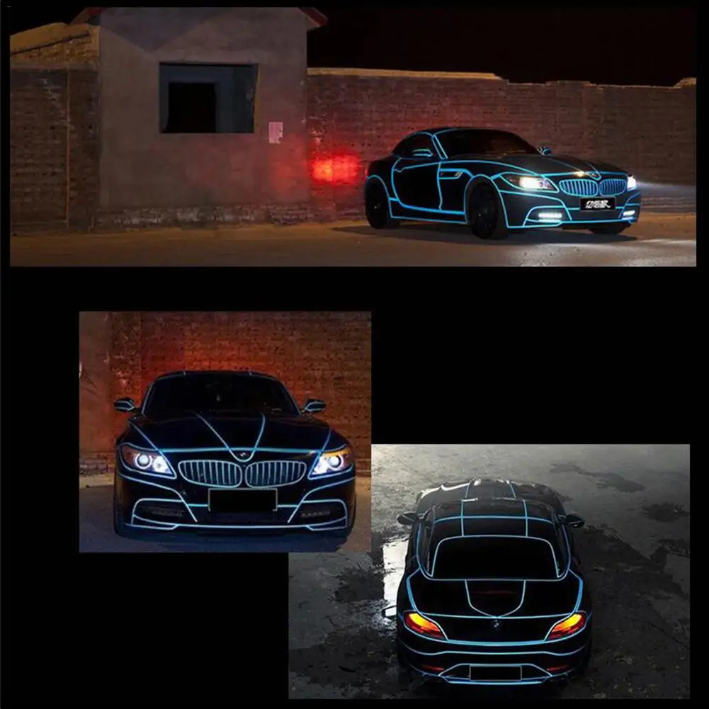 Стильные автомобильные наклейки и светоотражающая лента 5 цветов внешние