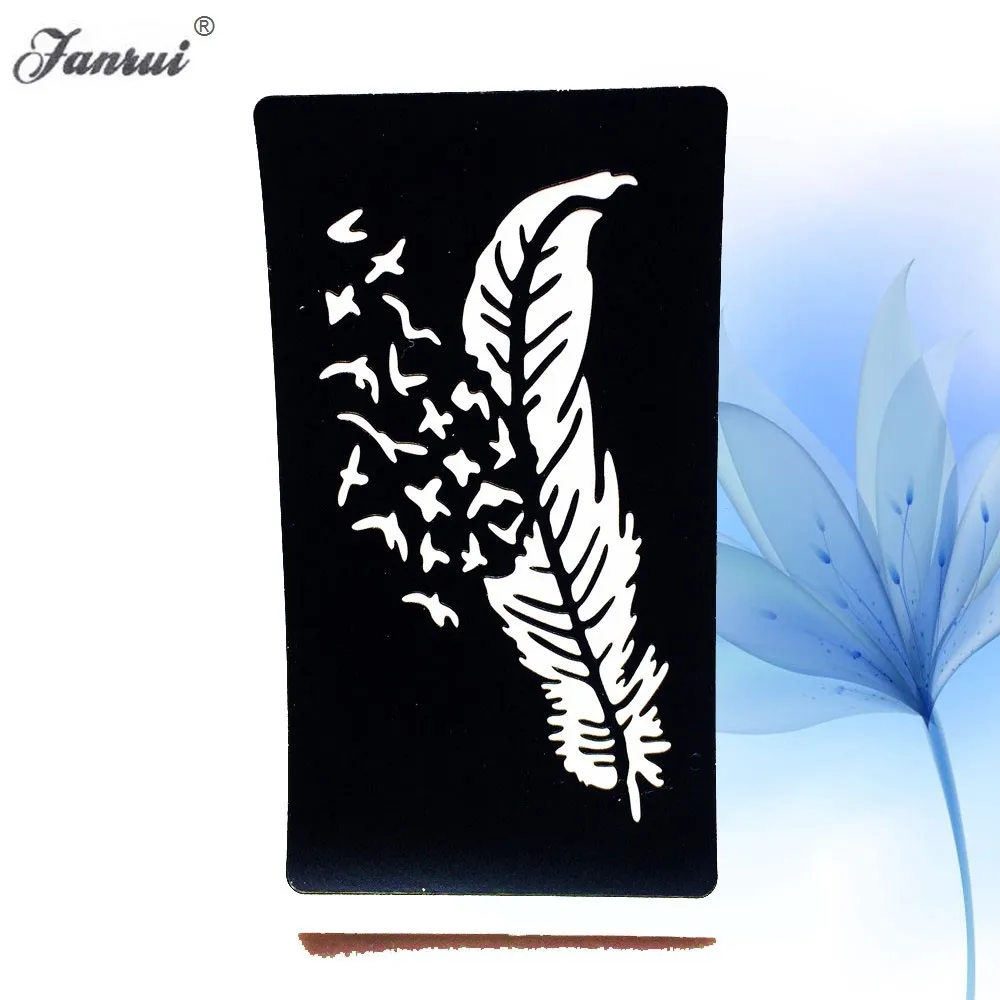 Трафареты 9 шт./лот DIY для татуировок с маленьким рисунком трафареты пером