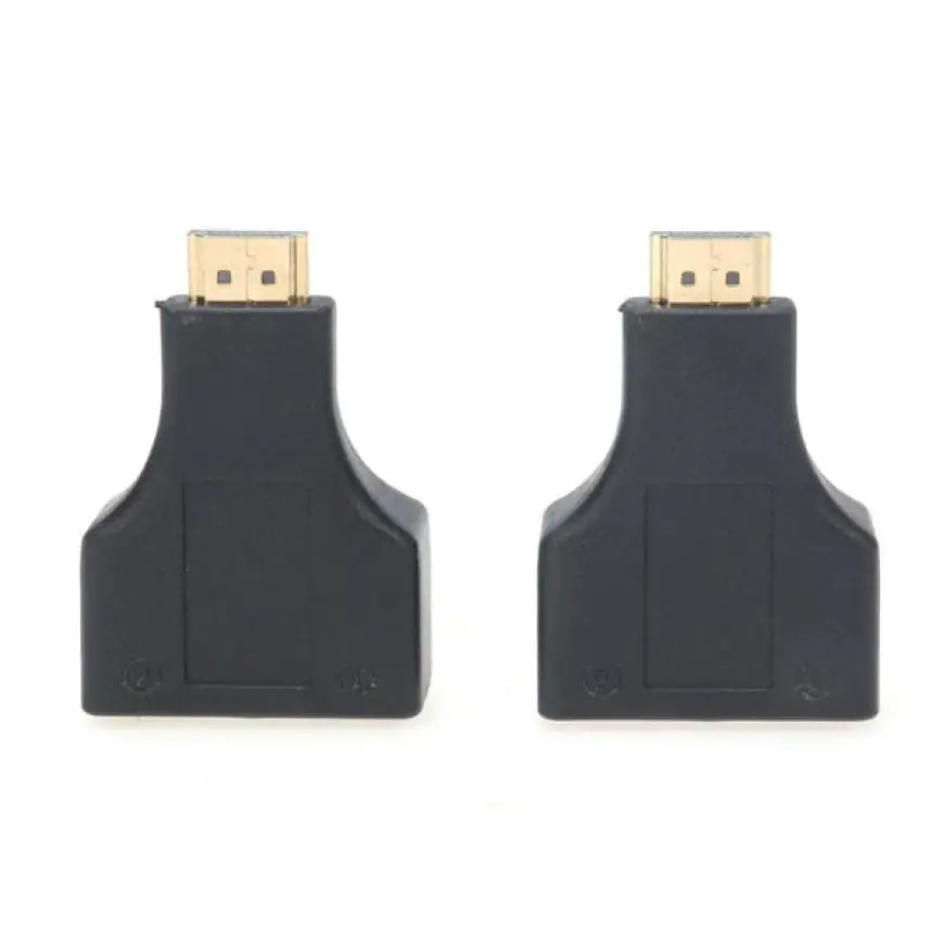 Высокое качество 1 пара HDMI по RJ45 Cat5e Cat6 UTP LAN Ethernet балун Extender Ретранслятор 1080 P 3D
