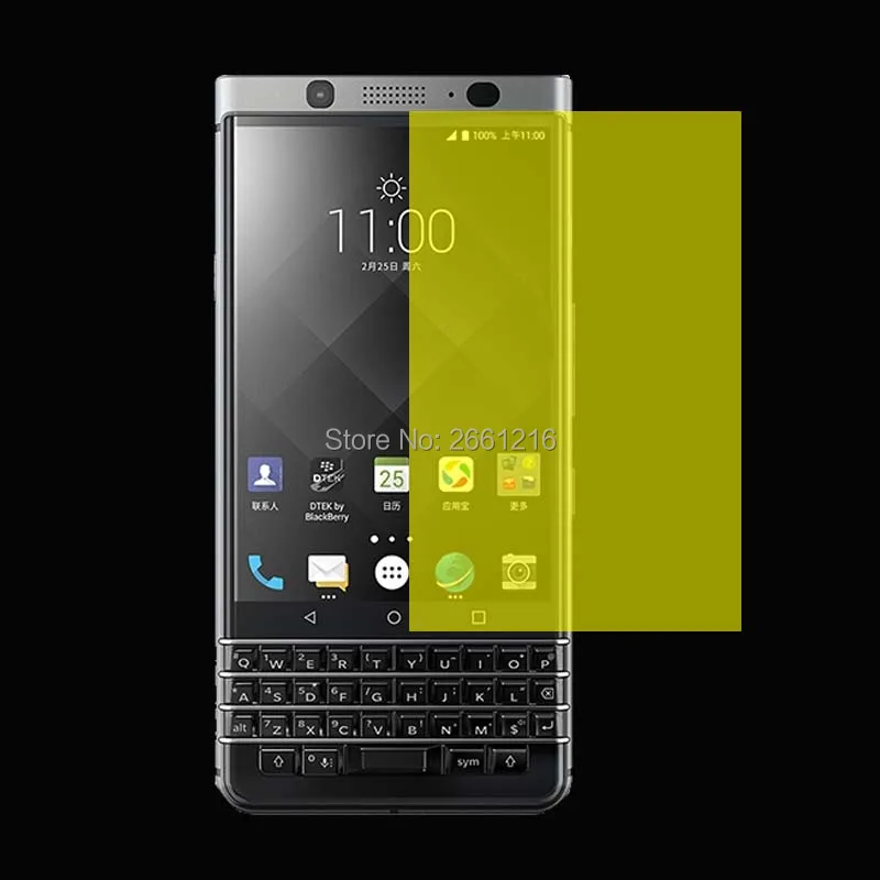 Для BlackBerry KEYone/DTEK70 4," 2 шт = передняя+ задняя тонкая защитная пленка из мягкого ТПУ