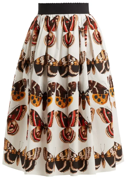 

Оригинальная Осенняя Новая модная женская повседневная юбка-трапеция из хлопкового поплина с высокой эластичной талией 3XS-10XL