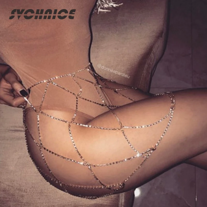 2018 модная женская юбка стразы рыболовные сети цепь сексуальная блестящая пачка