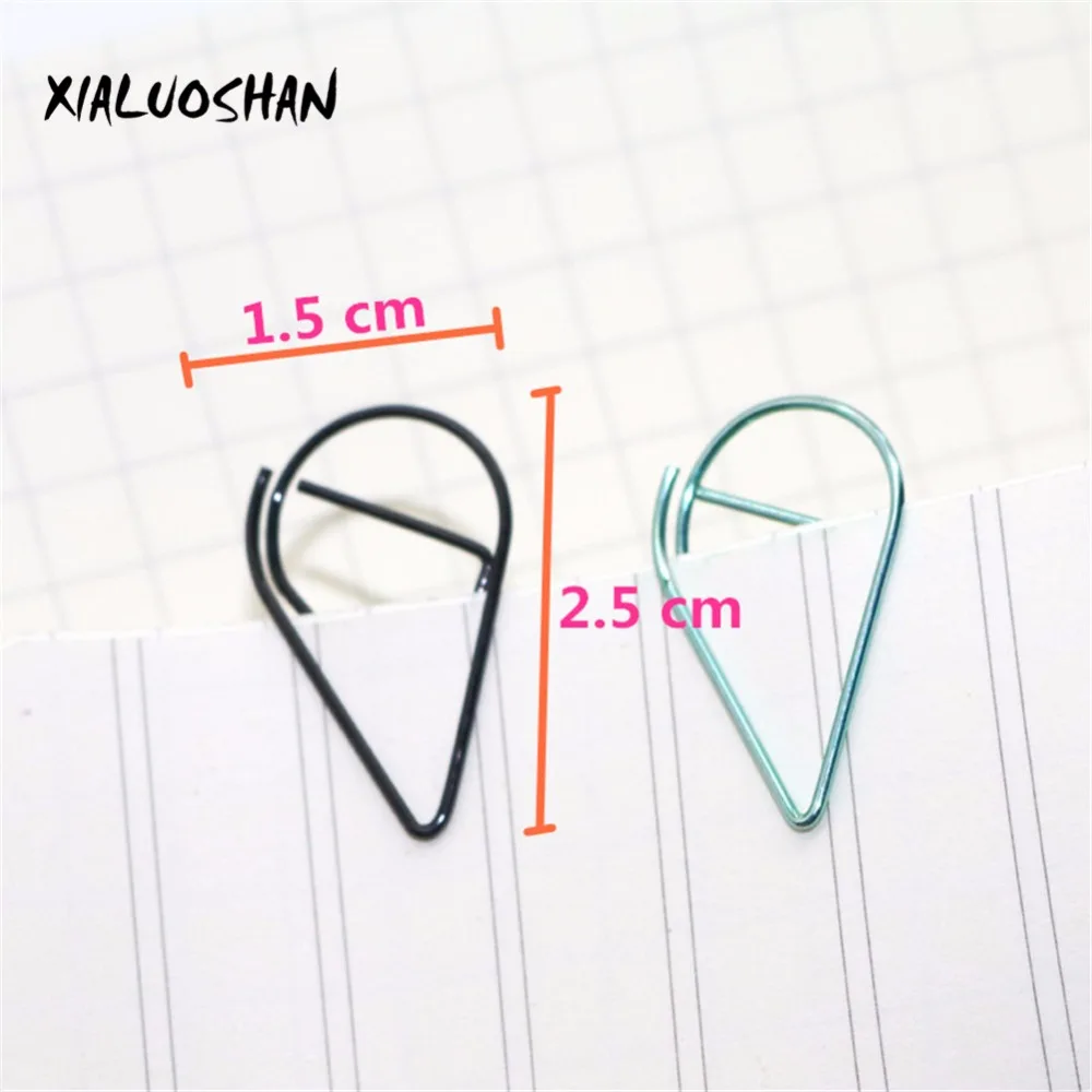 60 шт./лот корейские канцелярские принадлежности зажимы для переплетов 6 цветов