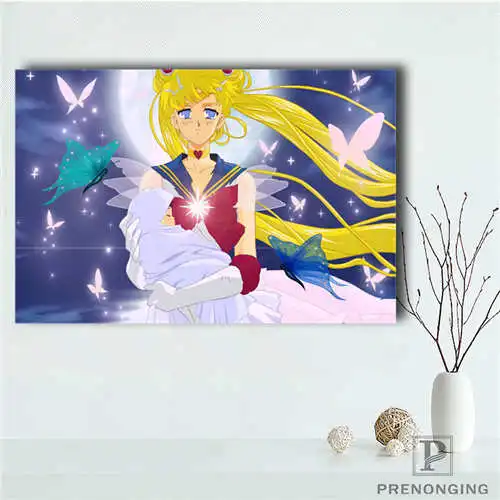 На заказ Сейлор Мун (1) Печатные плакаты тканевые настенные художественные