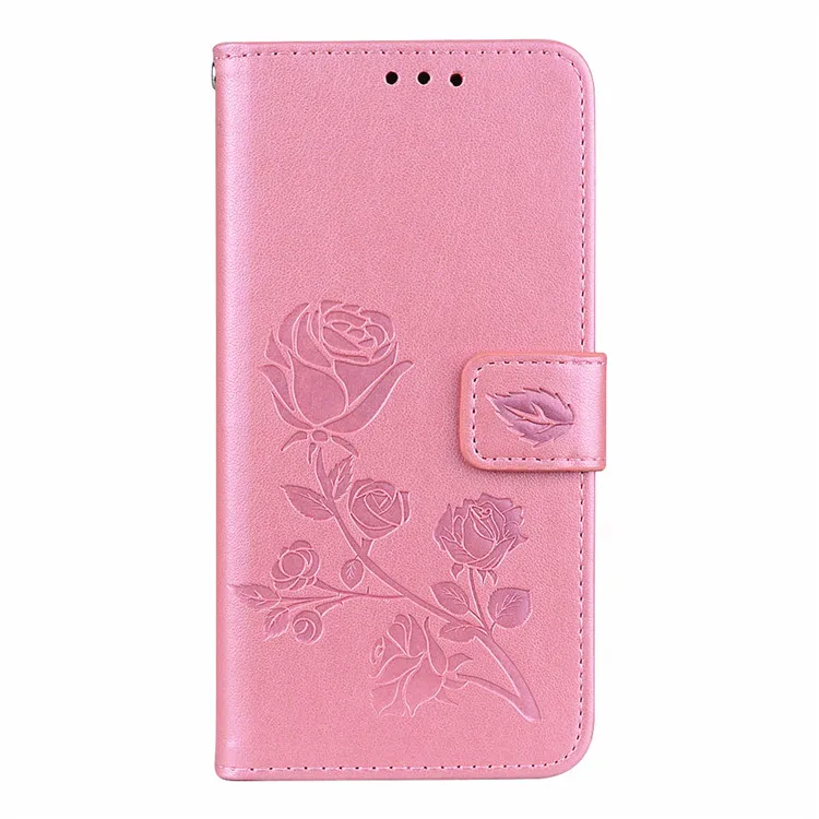 Rose Gold Из искусственной кожи с отделением портмоне Чехол для мобильного телефона для samsung Galaxy A3 A5 J1 J3 J5 J7 S3 S4 S5 S6 S7 край S8 S9 плюс G530 чехол-книжка с отделением для карт - Цвет: Rose Gold