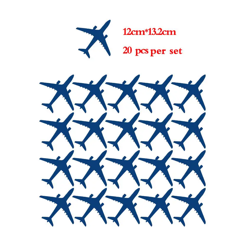 Настенные Стикеры для мальчиков и спальни 20 шт. Наклейки декора дома C038