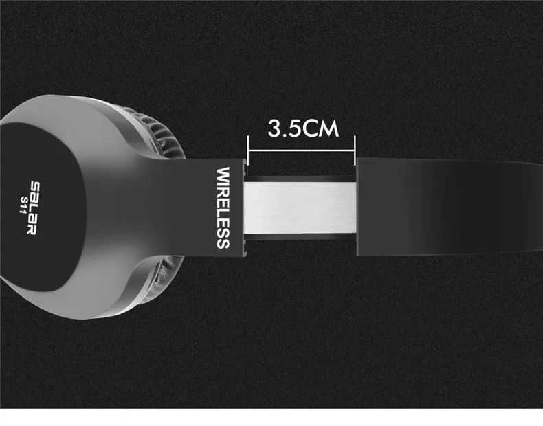 Salar S11 беспроводные наушники Bluetooth 4,2 гарнитура складные bluetooth-наушники Игровые наушники с микрофоном для телефона ПК компьютера