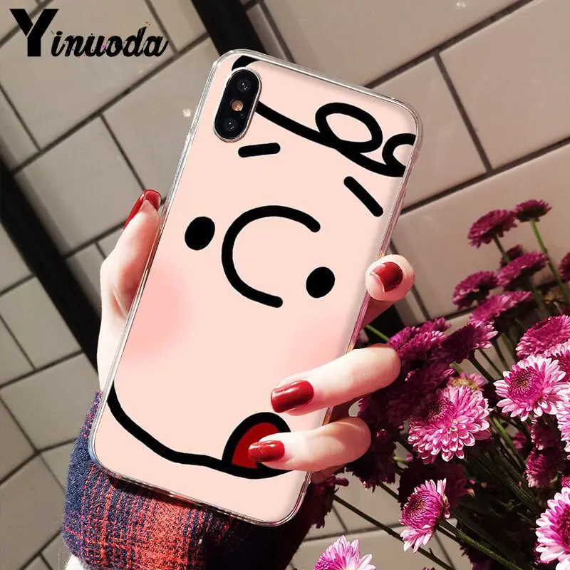 Yinuoda Прозрачный мягкий силиконовый чехол для телефона из ТПУ Apple iPhone 8 7 6 6S Plus X XS MAX 5