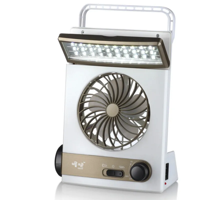 Многофункциональный наружный Солнечный свет с вентилятором портативный фонарь
