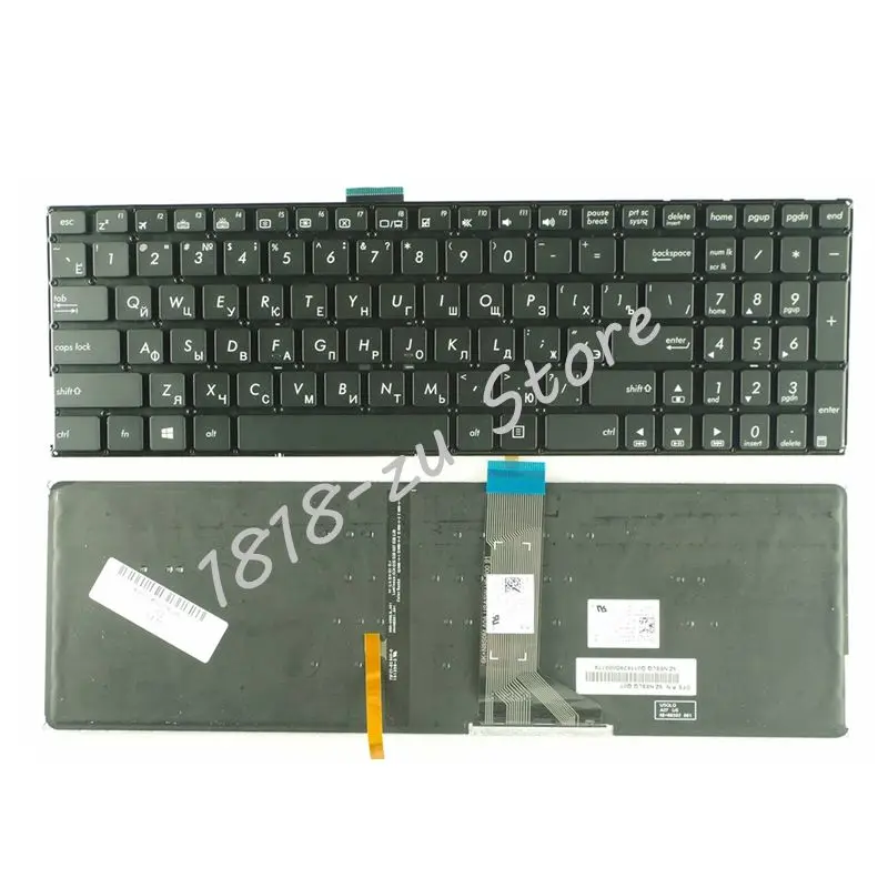 Новая русская клавиатура YALUZU для ноутбука ASUS K501 K501U K501UB K501UQ K501UW K501UX A501L RU подсветка