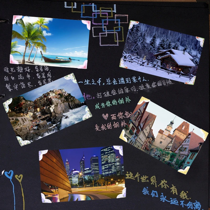 1 лист (24 шт.) набор цветочных украшений бумажная наклейка для фотографий наклейки