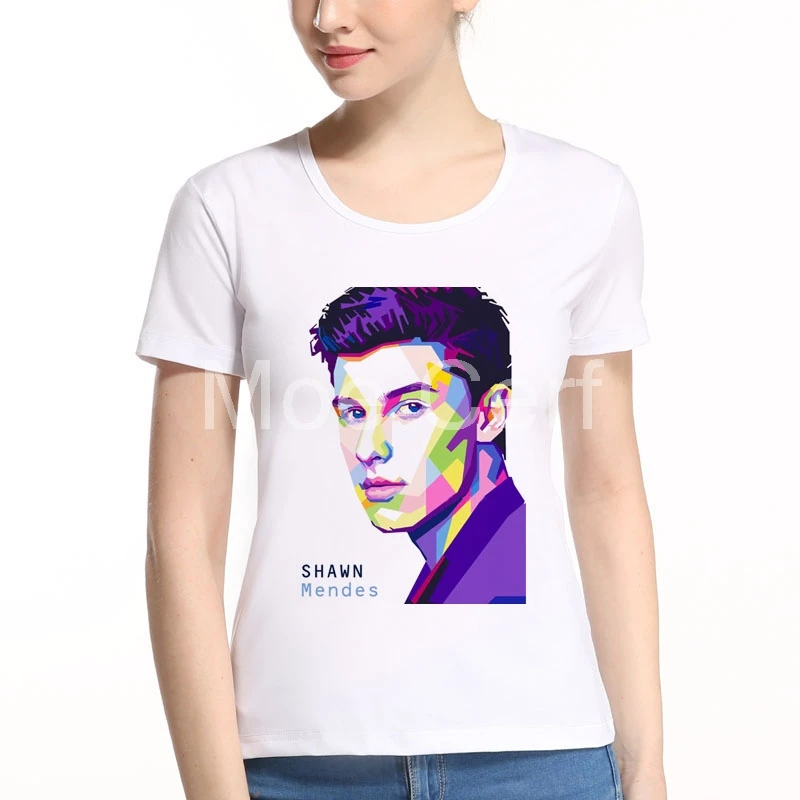 MOE CERF/Новая модная футболка с 3D принтом Shawn Mendes летние Забавные футболки