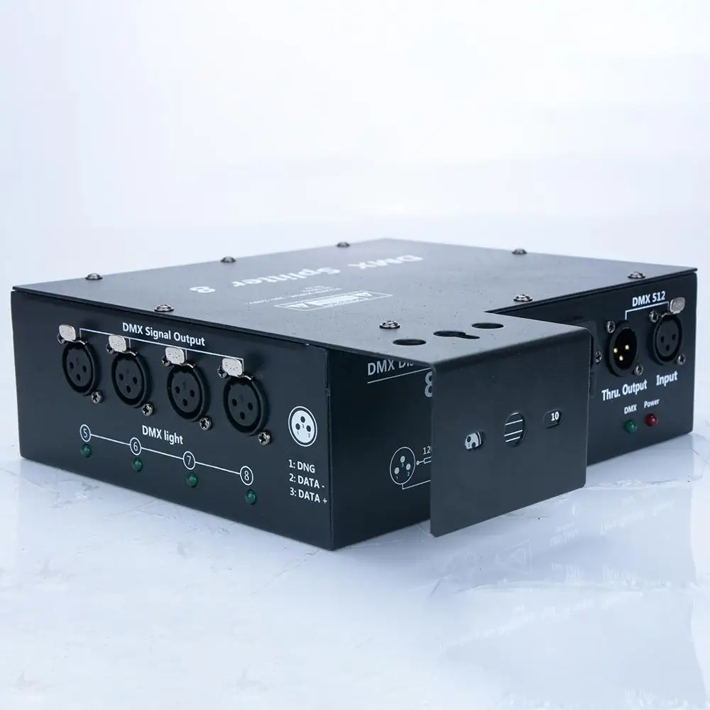 Сценический свет DMX контроллер DMX512 разделитель света усилителя сигнала 8 способ