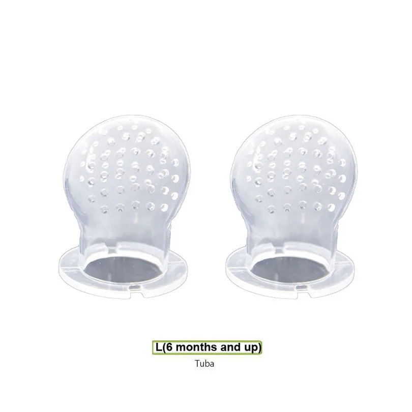 100pcs Silicone Net Bag for Baby Pacifier Fresh Food Milk Nibbler Feeder Pacifiers Bite 3 Sizes |