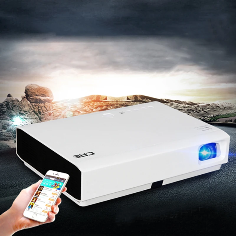 Мини-проектор DLP Android без аккумулятора X3001 с поддержкой Wi-Fi HDMI домашний кинотеатр