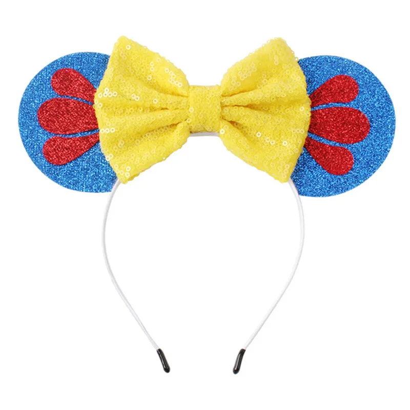 Уши Минни-Маус повязка на голову Снежинка фестиваль DIY аксессуары для волос