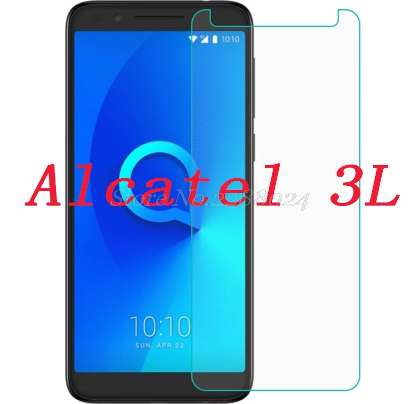 Закаленное стекло для Alcatel 3L 5034D 5 дюйма 2 шт. защита экрана защитная стеклянная