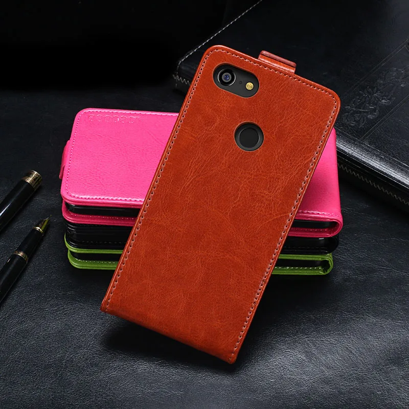 Itgoogo для Google Pixel 3 XL чехол Роскошный кожаный флип защитный телефона задняя