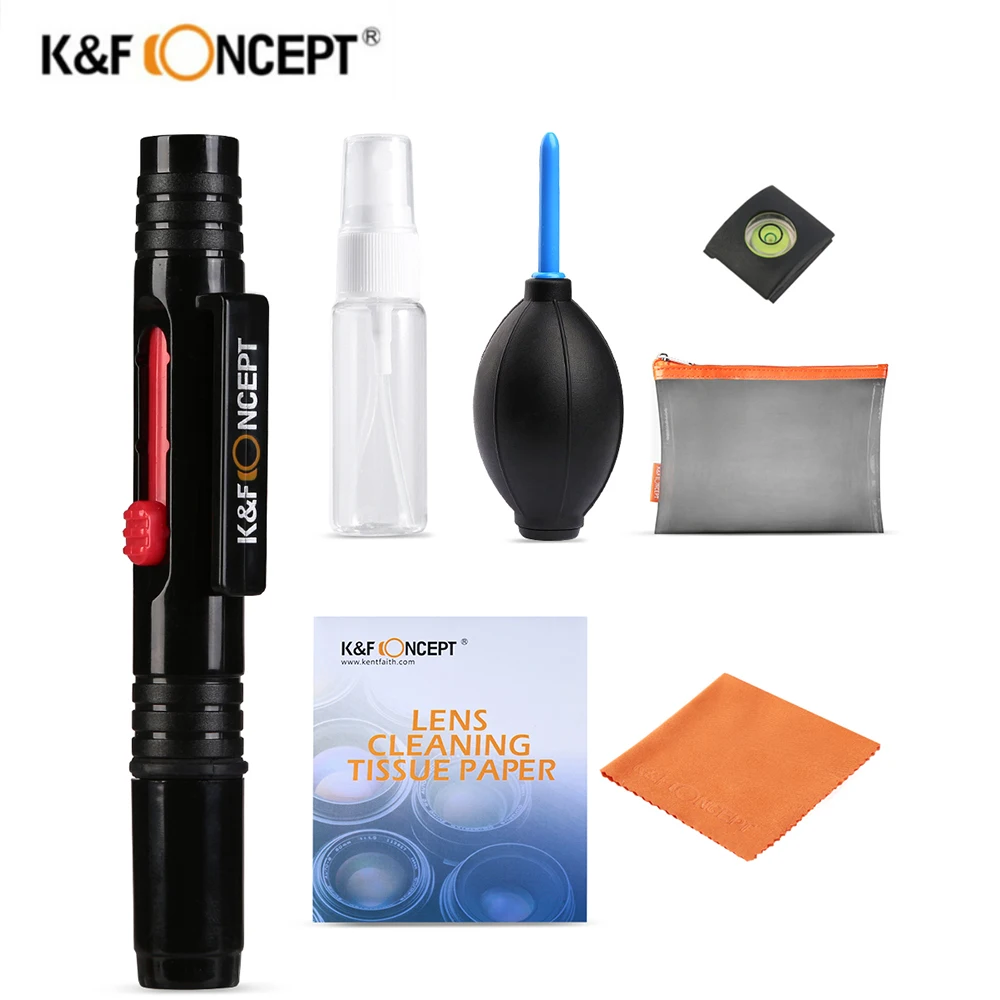 Пылеочиститель K & F CONCEPT 7 в 1 набор для чистки камеры кисточка объектива