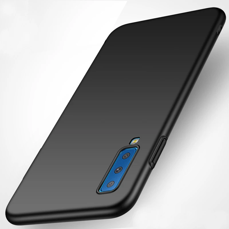 YueTuo Coque чехол для Samsung Galaxy A7 7 2018 A750 Жесткий ПК на роскошный простой матовый