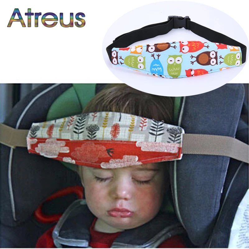 Atreus 1pcs Baby Kid Sleeping Head Support Pad For Suzuki Grand Vitara Swift SX4 Hyundai IX35 Creta Tucson Kia Rio Sportage 2017