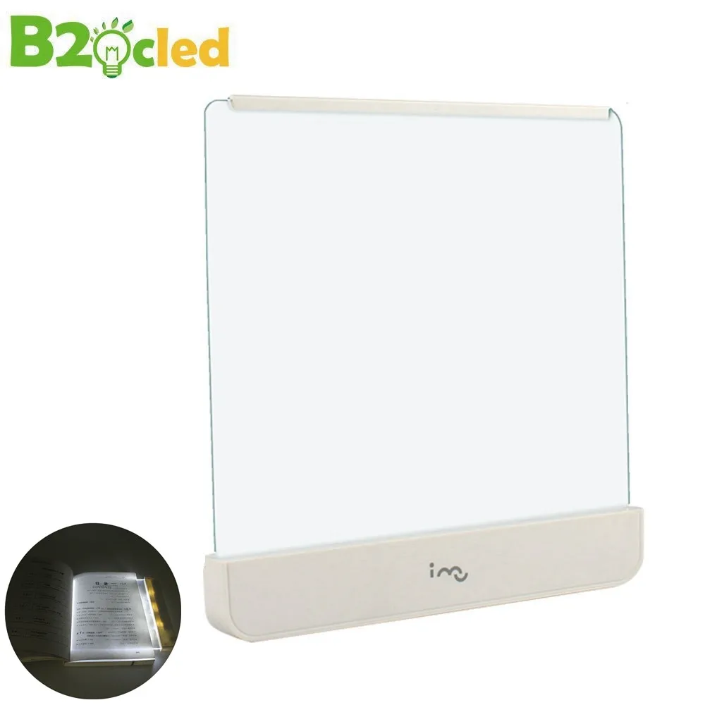 LED Волшебное кольцо пластина настольная лампа ночник защиты глаз Портативный