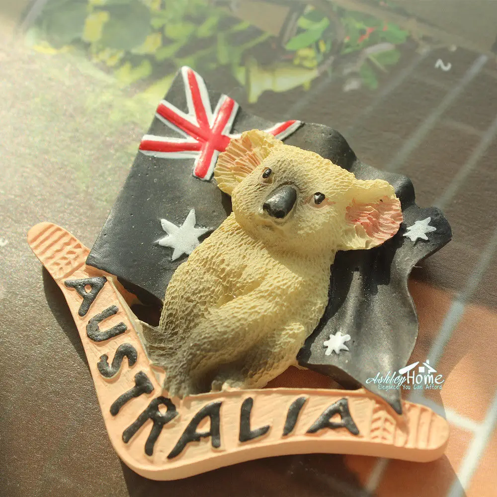 Австралийский дорожный сувенир Koala из 3D смолы искусственное животное идея