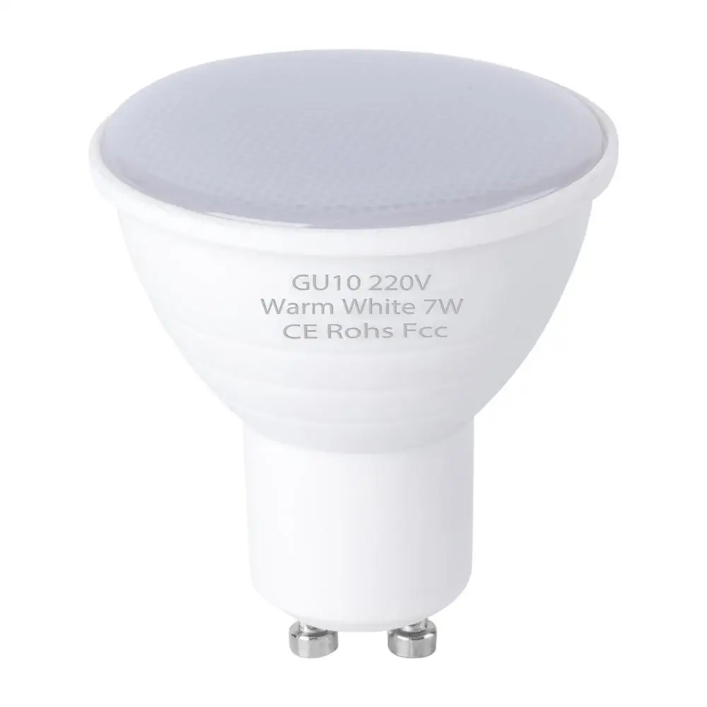 GU10 Milky White Точечный светильник лампа GU10 светодиодный светильник 220V GU5.3 Точечный светильник MR16 светодиодный лампы 5 Вт 7 Вт лампада светодиодный GU 10 энергосберегающие дома светильник ing для детей от 6 до 12 лет светодиодный s - Испускаемый цвет: GU10 Milky White