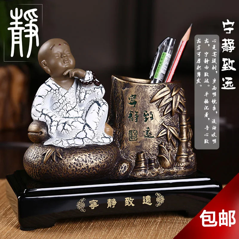 Кэт карма ручка творческий дзен монах монахи украшения китайские 0213